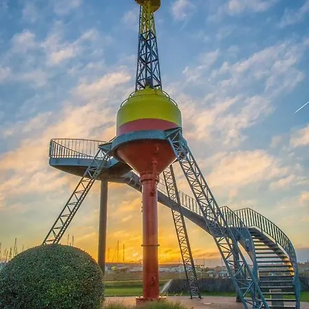 公寓 Duplex Capricia Met Zwembad Jachthaven 尼乌波特