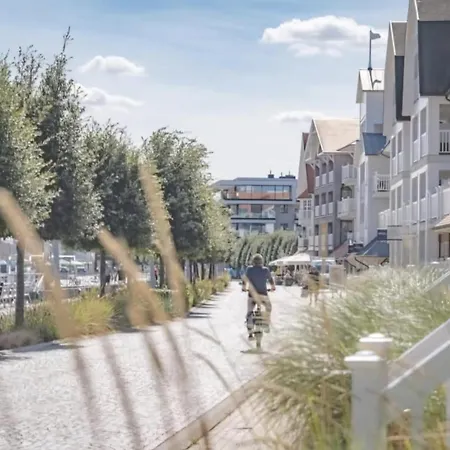 아파트 Duplex Capricia Met Zwembad Jachthaven 니우포르트