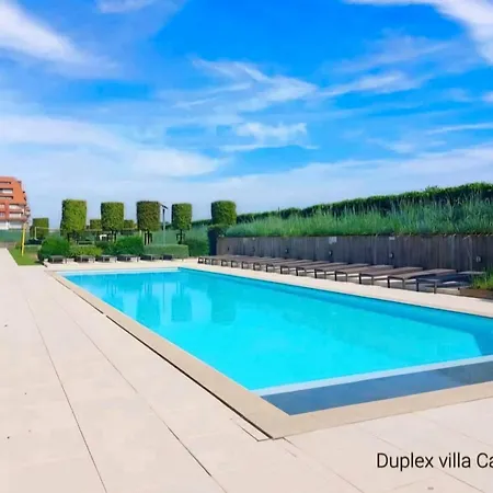 아파트 Duplex Capricia Met Zwembad Jachthaven 니우포르트