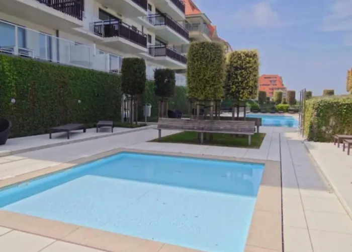 Duplex Capricia Met Zwembad Jachthaven 니우포르트